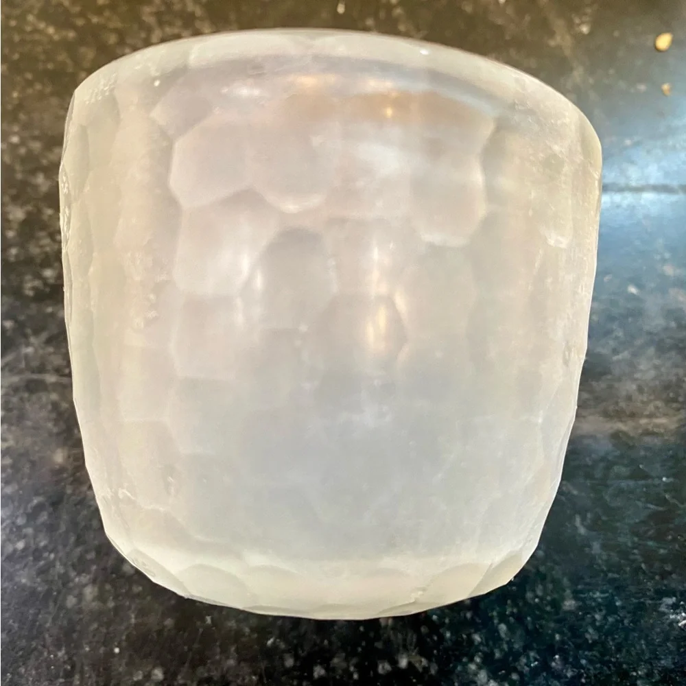 Set of 6 Frosted Tea Light Candle Holders